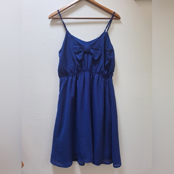 Blue party dress - Picture 3 of 5